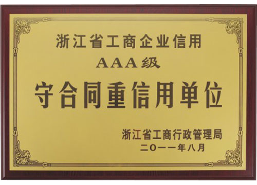 重合同守信用單位